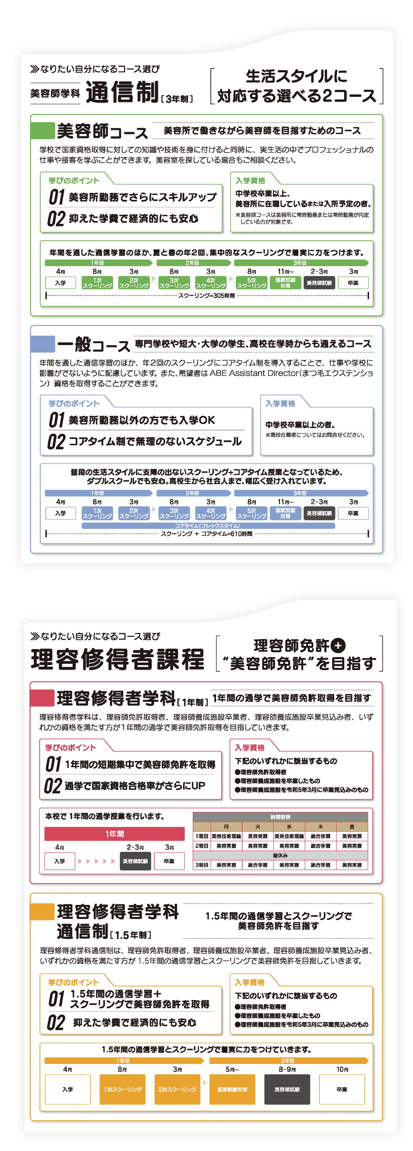 美容師学科通信制 群馬県美容専門学校 Gunbi グンビ